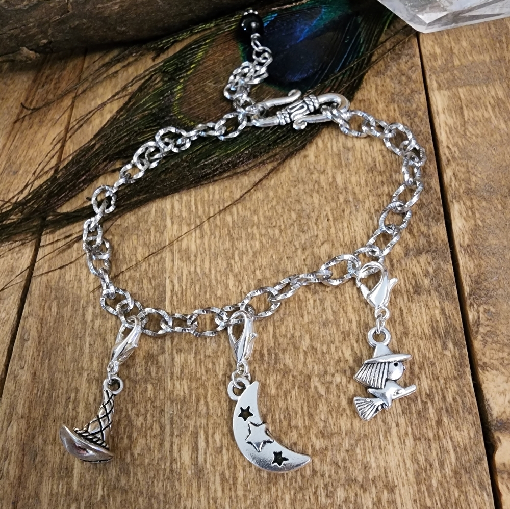 Stainless Steel Charm Bracelet Blank ~Custom Length & Personalization available